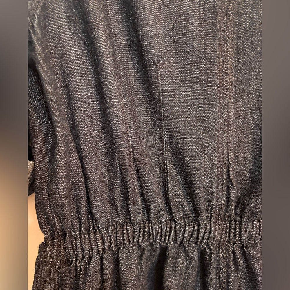 DKNY Denim Dress with tie waist - Picture 9 of 11